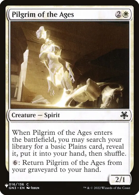Pilgrim of the Ages [The List]