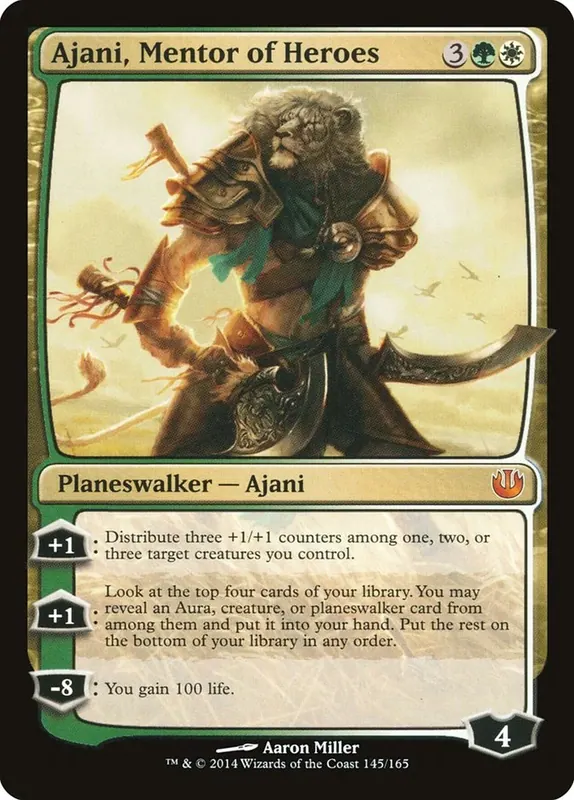 Ajani, Mentor of Heroes [Journey into Nyx] - Español