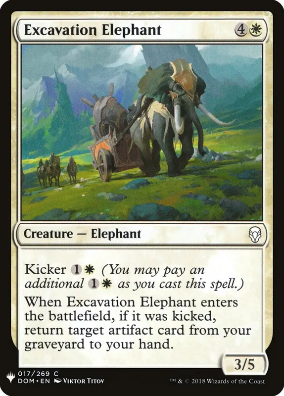 Excavation Elephant [The List]