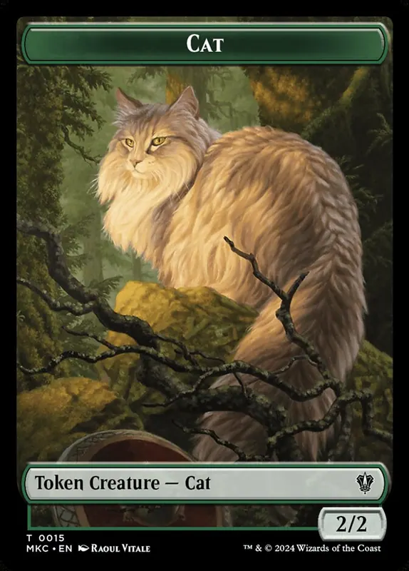 Cat [Murders at Karlov Manor Commander Tokens]
