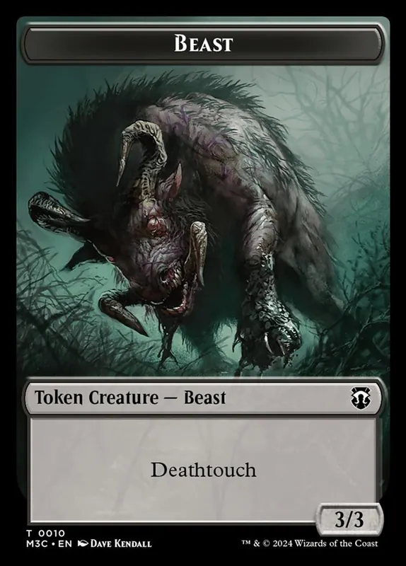 Beast [Modern Horizons 3 Commander Tokens]