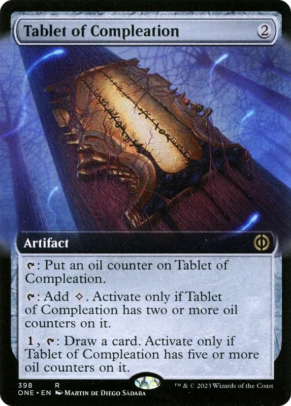 Tablet of Compleation (Extended Art) [Phyrexia: All Will Be One]