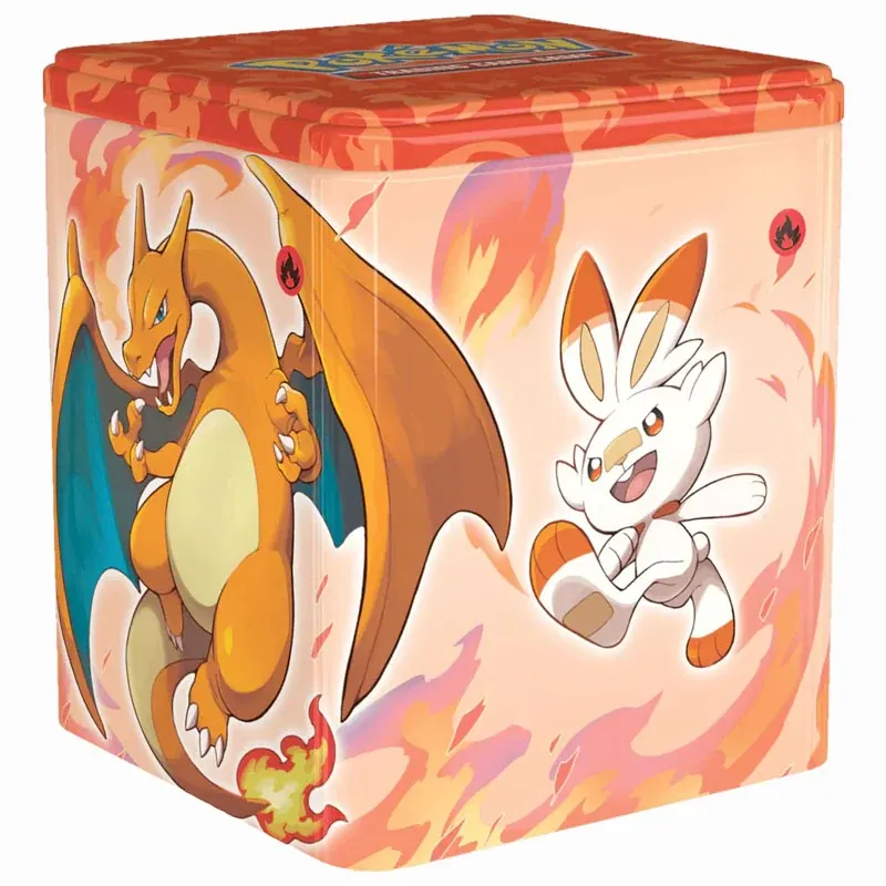 Pokémon Stacking Tin Fire - Ingles
