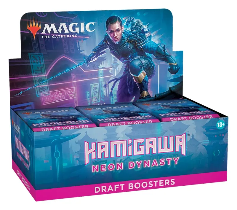 Mtg Draft Booster box Kamigawa Neon Dynasty Ingles