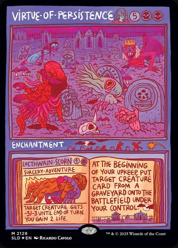 Virtue of Persistence // Locthwain Scorn [Secret Lair Drop]