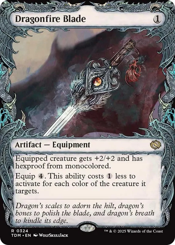 Dragonfire Blade (Showcase) [Tarkir: Dragonstorm]