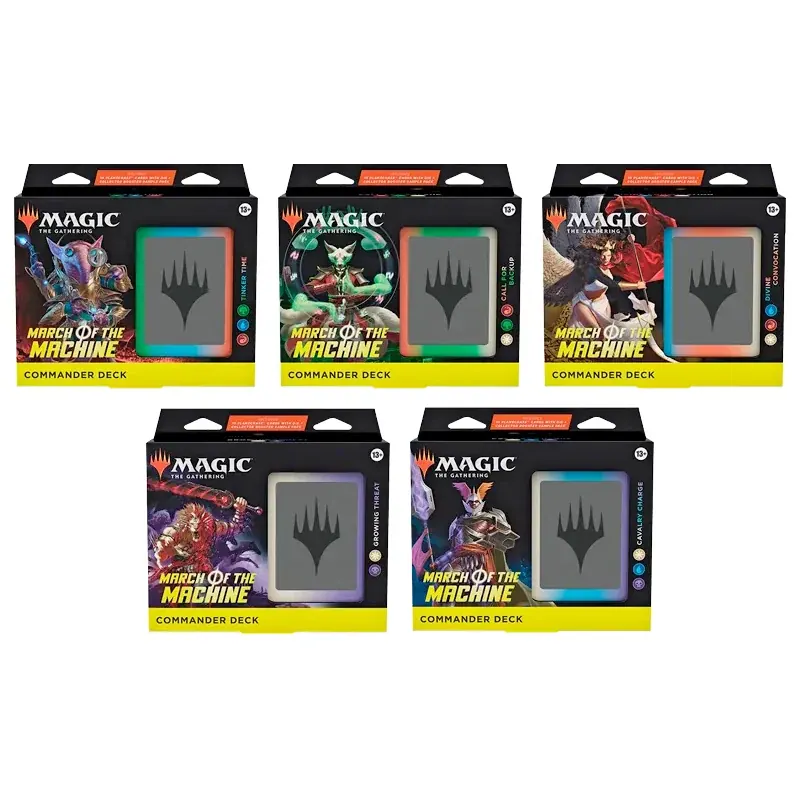 Mtg Commander Decks March Of The Machine - Pack 5 Mazos