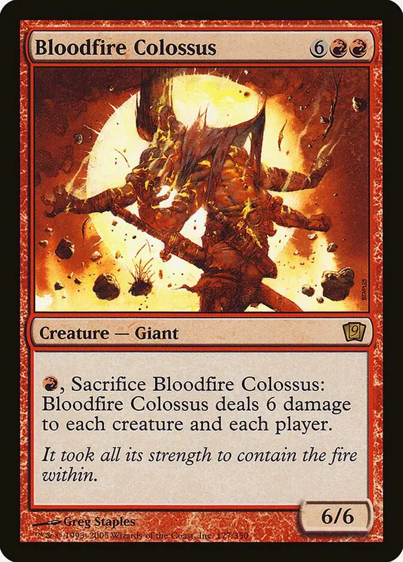 Bloodfire Colossus [Ninth Edition]