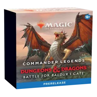 Mtg Promo Pack Prerelease At Home Commander Legends: Battle for Baldur's Gate + 1 Set Booster