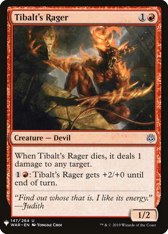 Tibalt's Rager [The List]