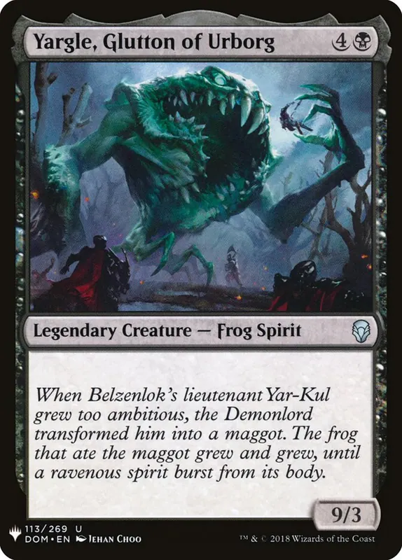 Yargle, Glutton of Urborg [The List]