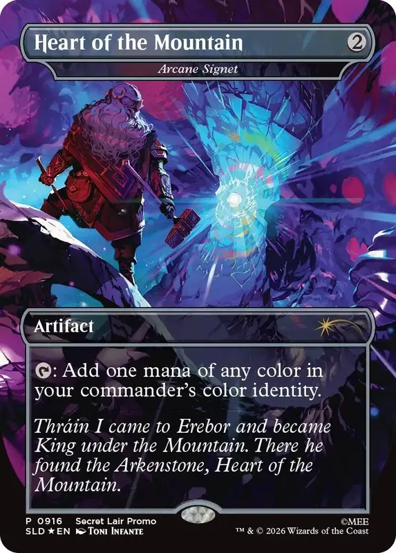 Heart of the Mountain - Arcane Signet [Secret Lair Drop Series]