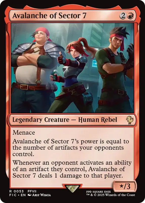 Avalanche of Sector 7 [FINAL FANTASY Commander]