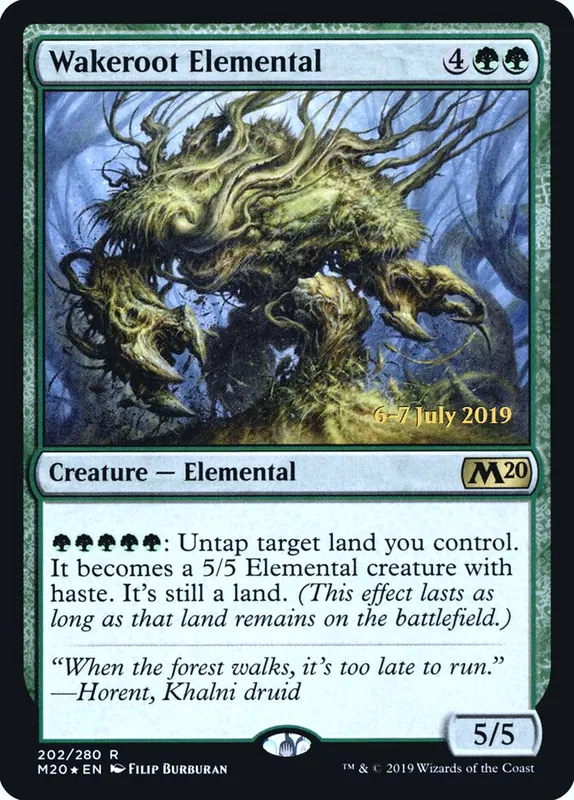 Wakeroot Elemental [Core Set 2020 Promos]