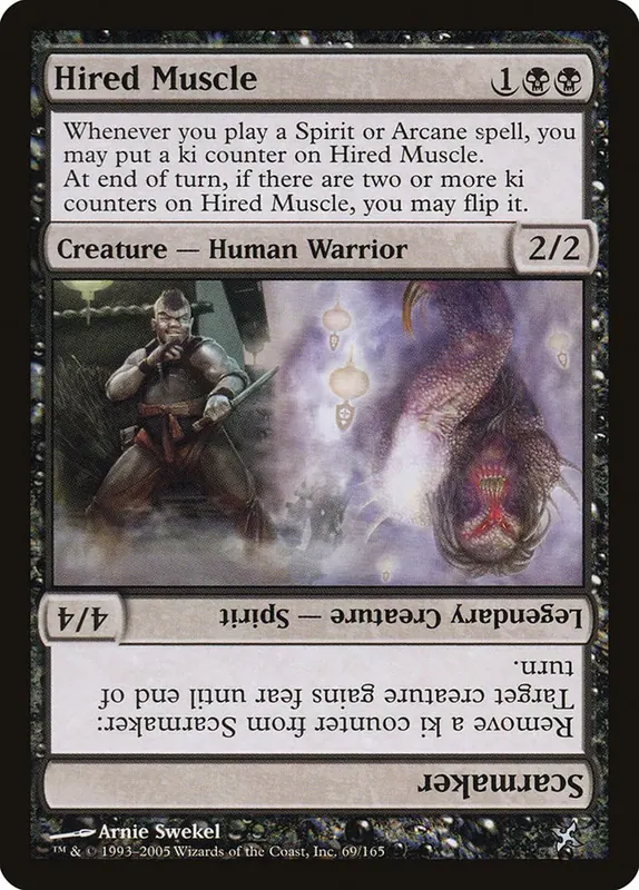 Hired Muscle // Scarmaker [Betrayers of Kamigawa]