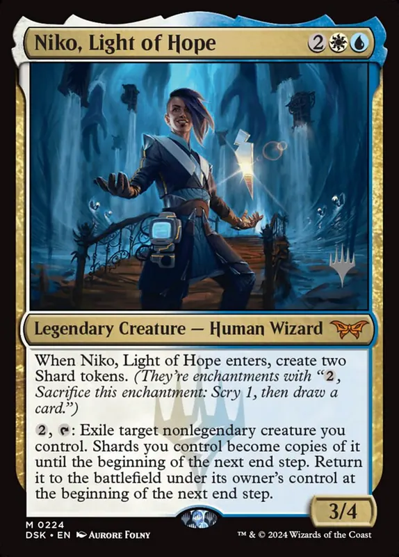 Niko, Light of Hope [Duskmourn: House of Horror Promos]