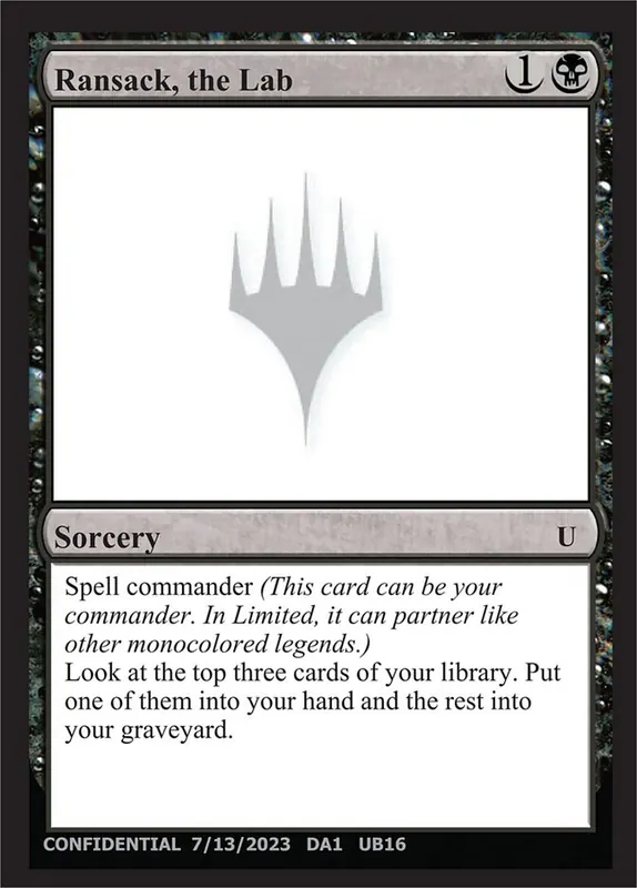 Ransack, the Lab [Unknown Event]
