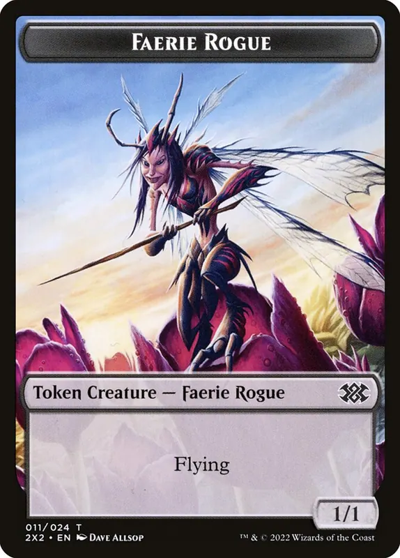 Faerie Rogue [Double Masters 2022 Tokens]