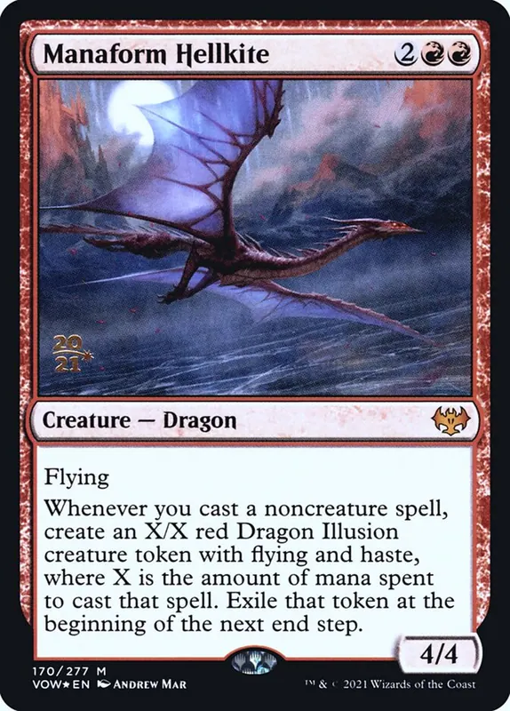 Manaform Hellkite [Innistrad: Crimson Vow Promos]