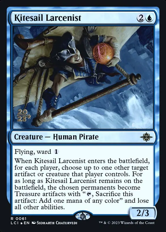 Kitesail Larcenist [The Lost Caverns of Ixalan Promos]