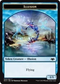 Illusion (005) // Squirrel (015) Double-Sided Token [Modern Horizons Tokens]