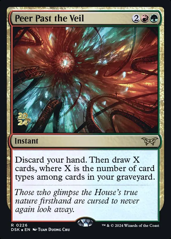Peer Past the Veil [Duskmourn: House of Horror Promos]