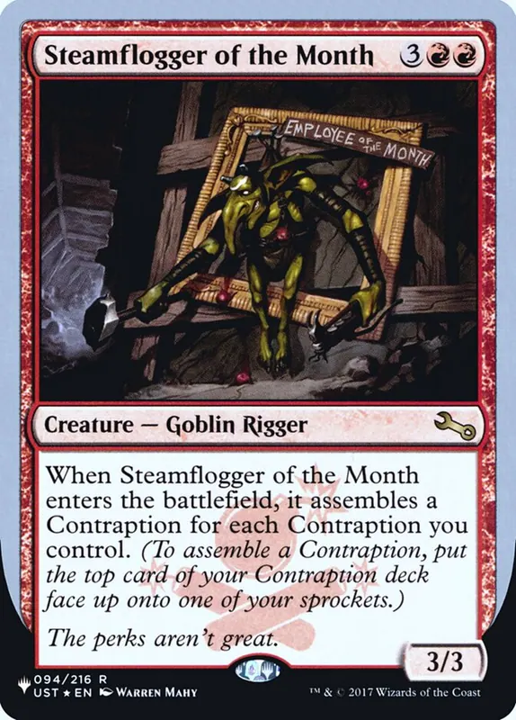 Steamflogger of the Month [The List (Unfinity Foil Edition)]