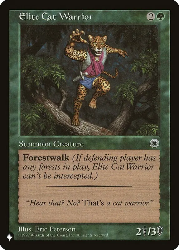 Elite Cat Warrior [The List]