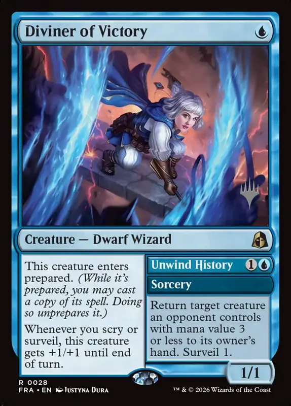 Diviner of Victory // Unwind History [Reality Fracture Promos]
