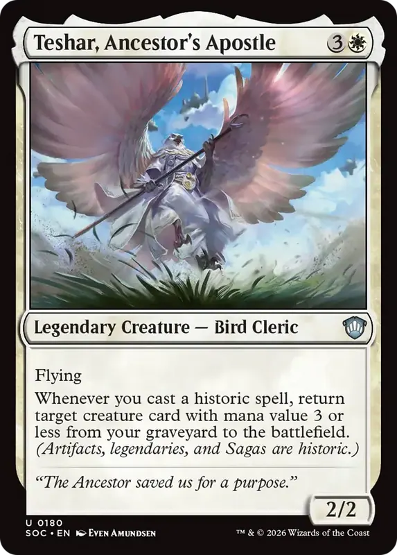 Teshar, Ancestor's Apostle [Secrets of Strixhaven Commander]