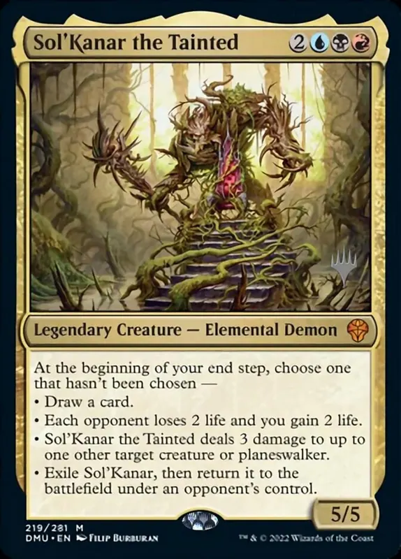 Sol'Kanar the Tainted (Promo Pack) - Español [Dominaria United Promos]