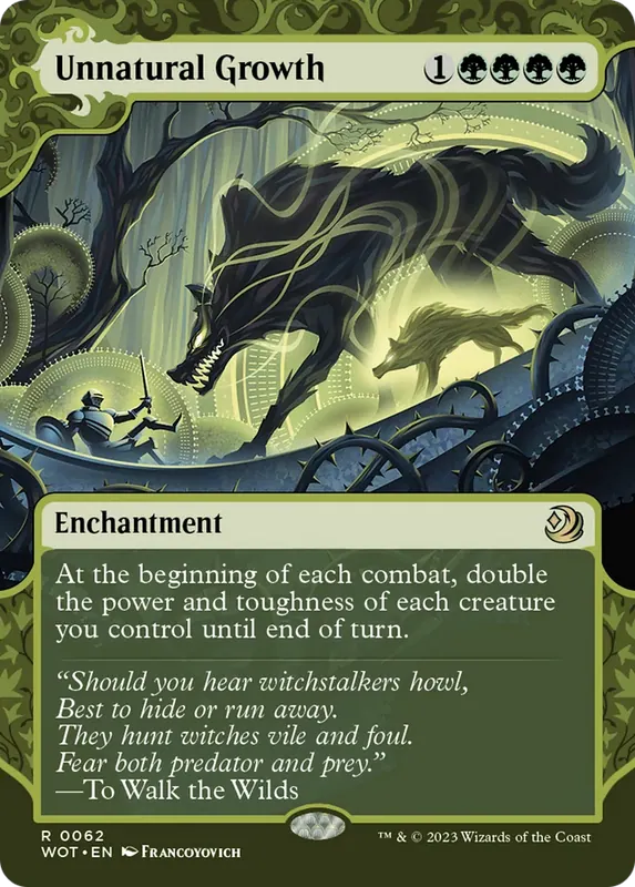Unnatural Growth [Wilds of Eldraine: Enchanting Tales]