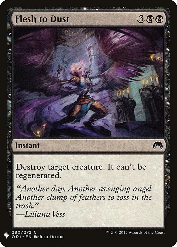 Flesh to Dust [The List]