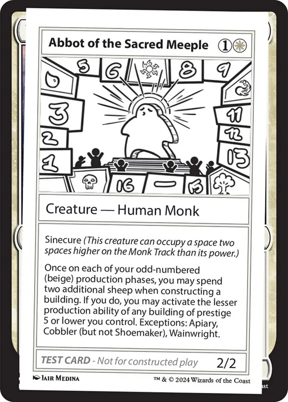 Abbot of the Sacred Meeple [Mystery Booster 2]