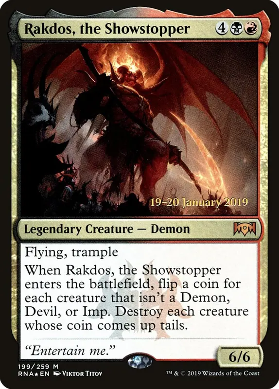 Rakdos, the Showstopper [Ravnica Allegiance Promos]