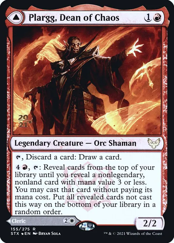Plargg, Dean of Chaos // Augusta, Dean of Order [Strixhaven: School of Mages Promos]
