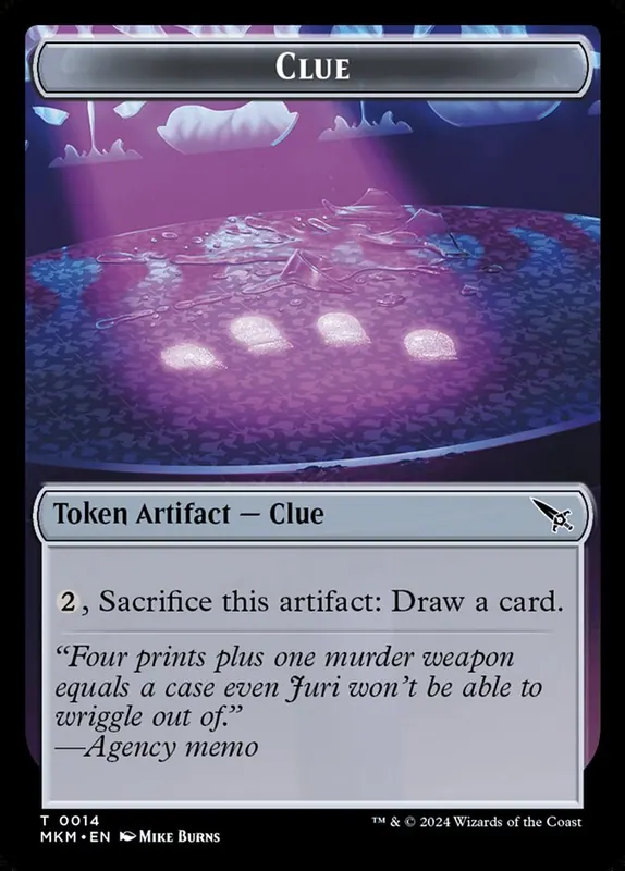Clue [Murders at Karlov Manor Tokens]
