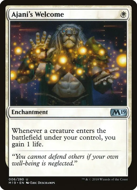 Ajani's Welcome [Core Set 2019] - Español