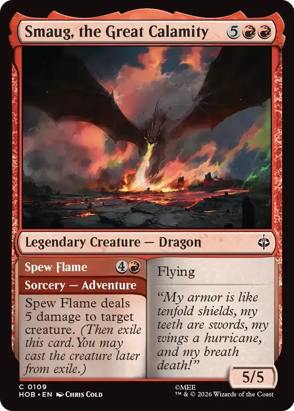 Smaug, the Great Calamity [The Hobbit]
