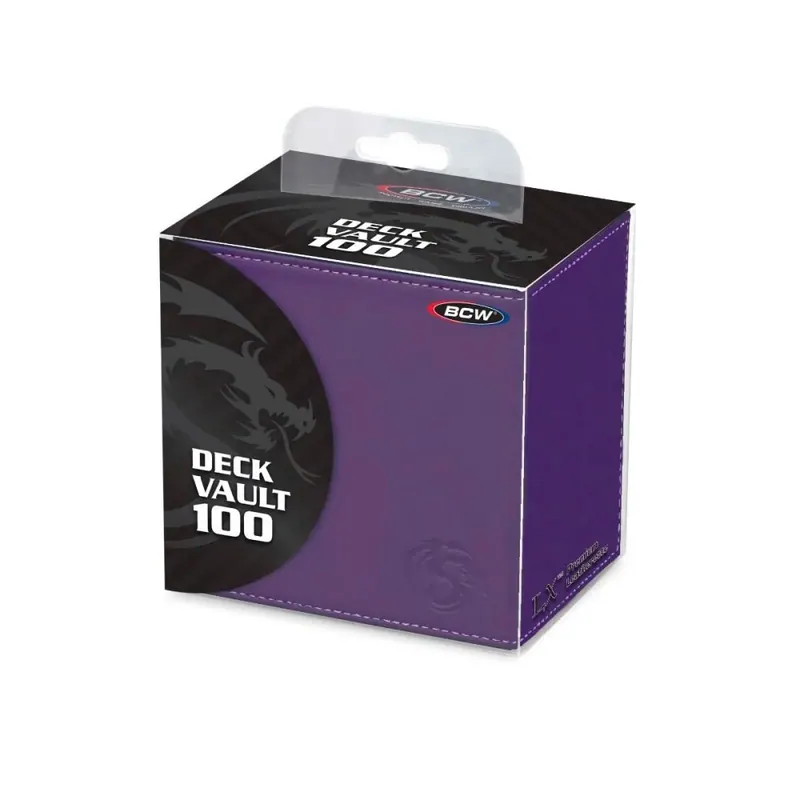 BCW DECK VAULT LX 100 PURPLE