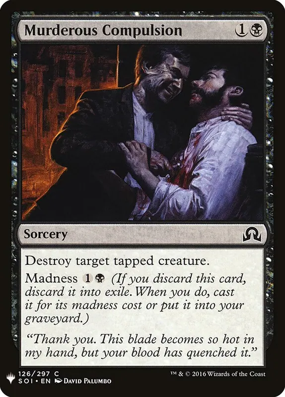 Murderous Compulsion [The List]