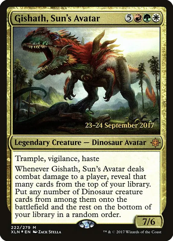 Gishath, Sun's Avatar [Ixalan Promos]