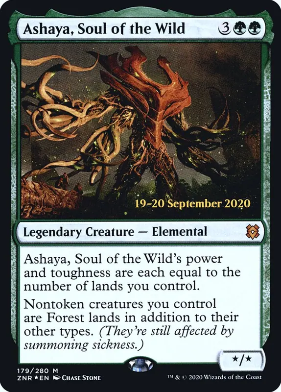 Ashaya, Soul of the Wild [Zendikar Rising Promos]