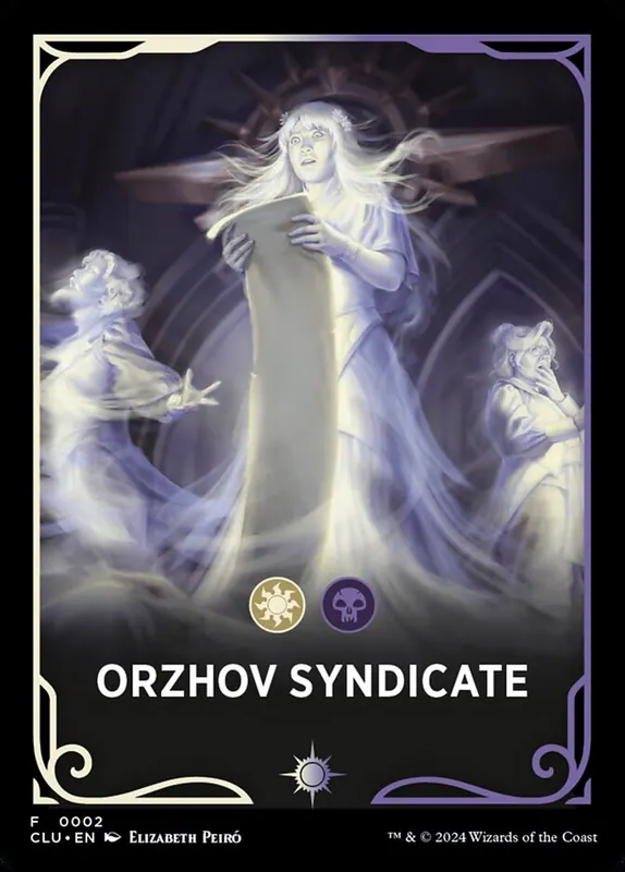 Orzhov Syndicate [Ravnica: Clue Edition Front Cards]