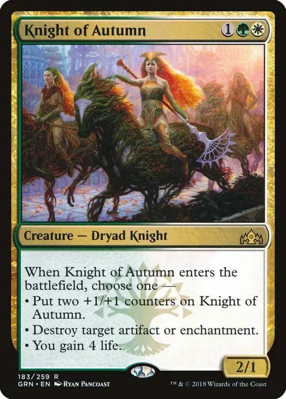 Knight of Autumn [Guilds of Ravnica] - Español