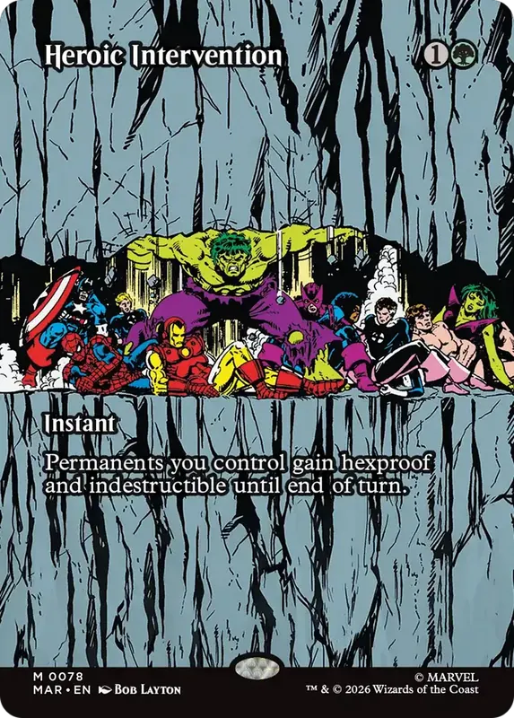 Heroic Intervention (0078) (Borderless) [Marvel Universe: Eternal-Legal]