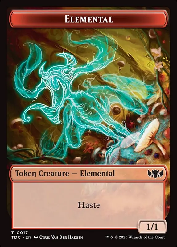 Elemental [Tarkir: Dragonstorm Commander Tokens]