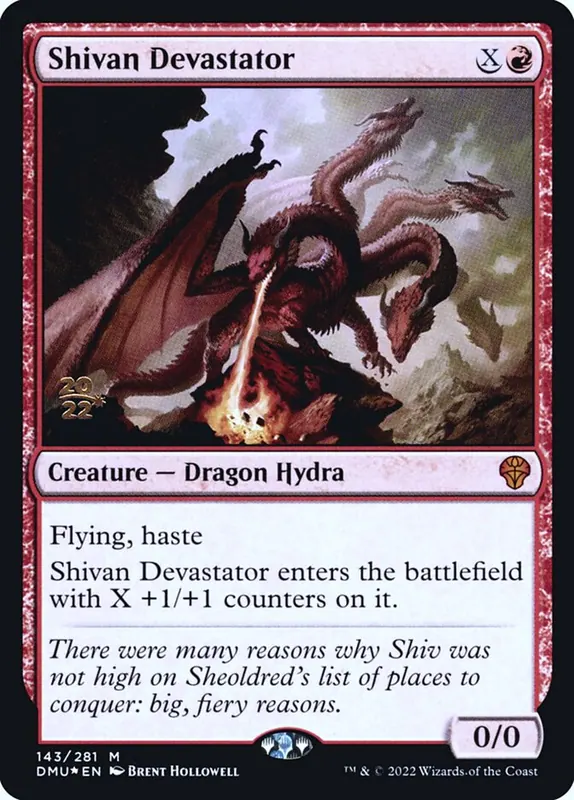 Shivan Devastator [Dominaria United Promos]