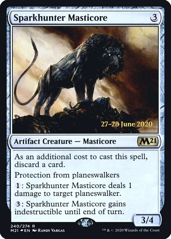 Sparkhunter Masticore [Core Set 2021 Promos]