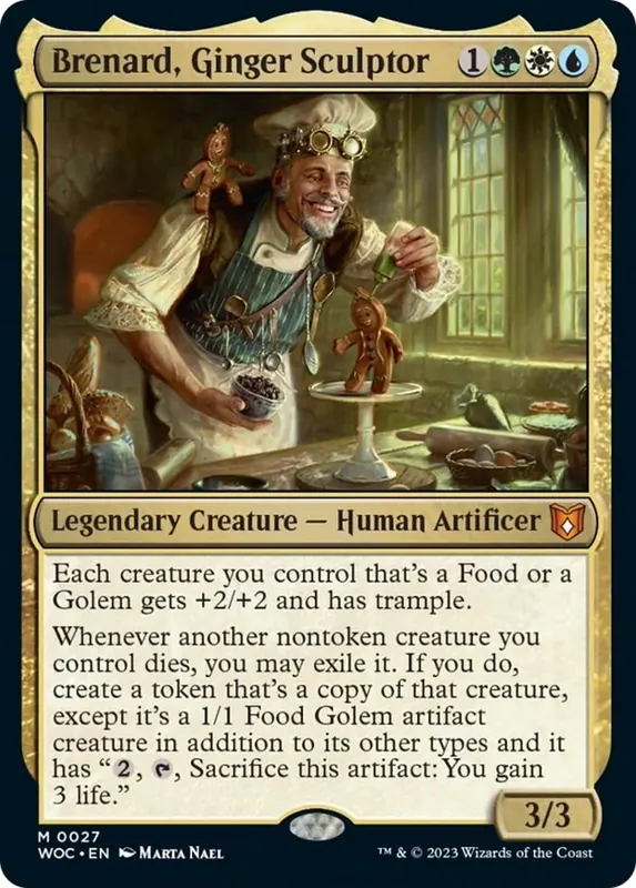 Brenard, Ginger Sculptor [Wilds of Eldraine Commander] - Español